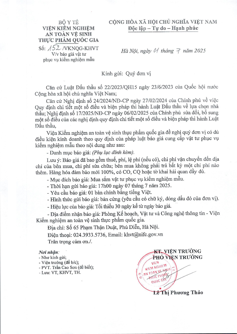 CV bao gia